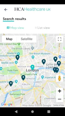My HCA GP android App screenshot 3